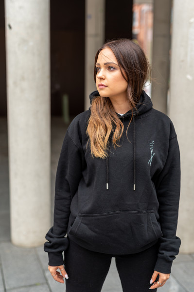 Janina Lorey Damen Hoodie Black